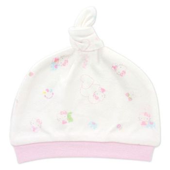 Hello Kitty Baby Hat BEANIE HAT Cap Heart White Sanrio