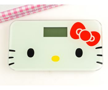 Hello Kitty Digital Health Meter Weight Tracking Glass LCD Display Face Sanrio