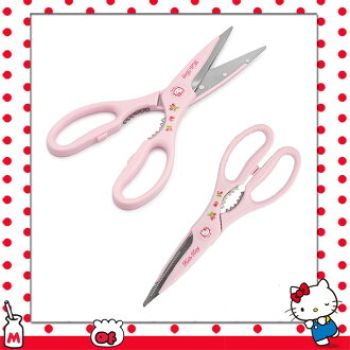 Hello Kitty Kitchen Multi Purpose Scissors Stawberry Pink Sanrio