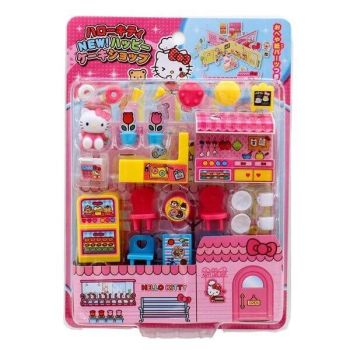 Hello Kitty Girl Pretend Play Mini Cake Bakery House Furniture Toy Set Life House Sanrio 