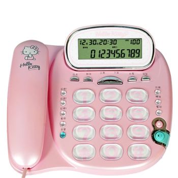 Hello Kitty Display Screen Home Telephone Phone Sanrio 