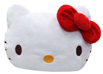 Hello Kitty Head-shape Kleenex Tissue Box Cover Plush Sanrio