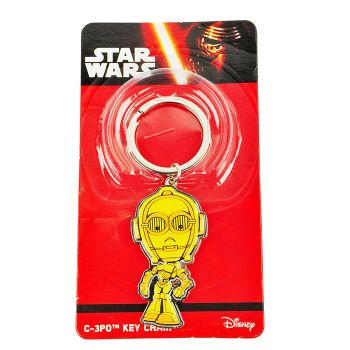 Star Wars The Force Awakens Keychain Key Chain Ring Hook Clasp Charm C-3PO