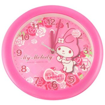 My Melody Wall Clock Clock Rose Pink Sanrio