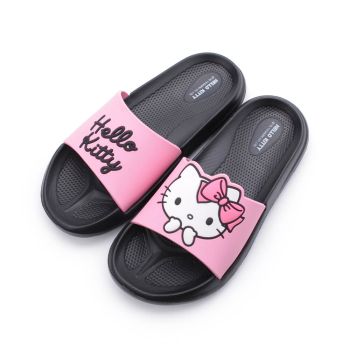 Sanrio Japan Hello Kitty Women's Girls' Sandals Slippers Flip Flop Thick Soles Pink