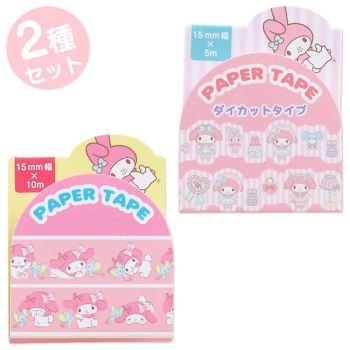 My Melody Paper Craft Tape Deco Tape 15mm Gift Package Scrapbooking 2Pcs Set 