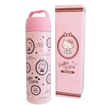 Hello Kitty Stainless Steel Vacuum Bottle 16.9 oz. / 500 ml Pink Sanrio