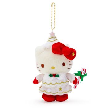 Hello Kitty Mini Plush Doll Mascot Holder Christmas Fairy Sanrio 2020 Winter NEW 