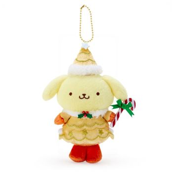Pom Pom Purin Mini Plush Doll Mascot Holder Christmas Fairy Sanrio 2020 Winter NEW