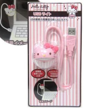Hello Kitty USB LED Reading Light PC Notebook Laptop Light Lamp Flexible Pink