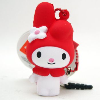 My Melody Anti Dust Earphone Jack Plug Topper Cap 3.5mm iPhone 5S S4 Red