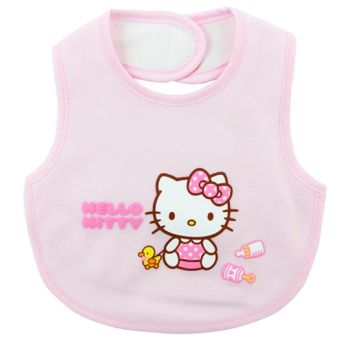 Hello Kitty Baby Feeding Bib Cotton Baby Printing Sanrio
