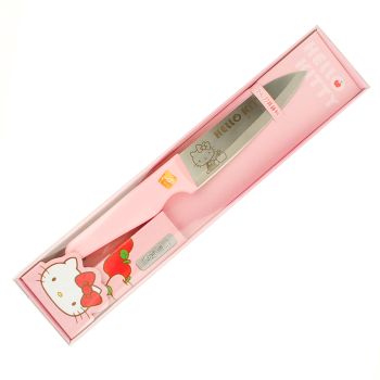 Hello Kitty Stainless Steel Fruit and Vegetable Knife Kitchen Ware Printing Pink