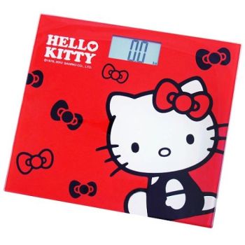 Hello Kitty Tempered Glass Weight Electronic Scale Body Fat Ribbon Sanrio