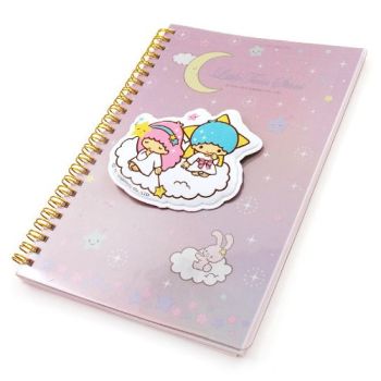 Little Twin Stars Spiral Notebook w/ mirror Sanrio
