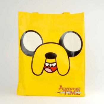 Adventure Time Jake Nylon Tote Bag Diaper Bag School Lunch Box Bag Yellow