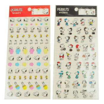 Peanuts Snoopy Diary Planner Scrap Decor Stickers Masking Sticker 2 Sheets Set B