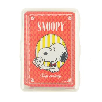 Peanuts Snoopy Playing Cards Deck Poker Cards Pattern Red