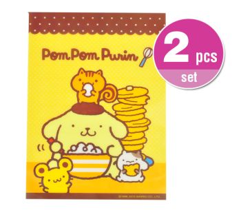 Pom Pom Purin Letter Pad Notes Memo Pad 2Pcs Set Cooking Yellow Sanrio