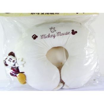 Disney Mickey Plush Travel Pillow Car Neck Cushion