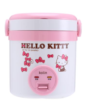 Hello Kitty x Kolin 1.5-Cup Rice Cooker and Food Steamer