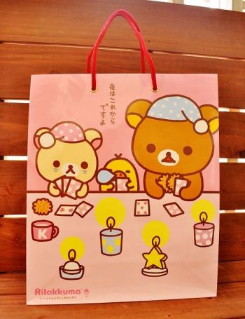 San-x Rilakkuma Gift Paper Carry Bag - Playing Cards
