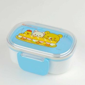 San-x Rilakkuma Bento Lunch Box 2 Layers Blue