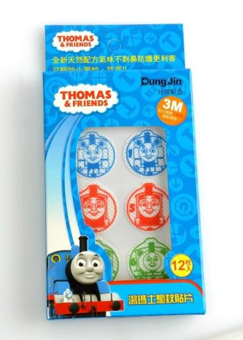 Thomas the Tank Mosquito Repellent 12 Stickers Patch 3CM Adhesive