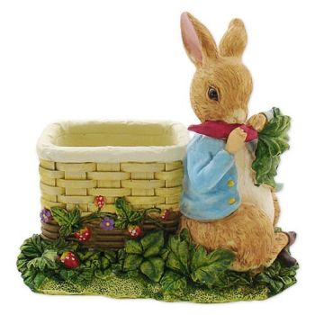 Beatrix Potter Peter Rabbit Ceramic Mobile Phone Holder Canister Decor Strawberry