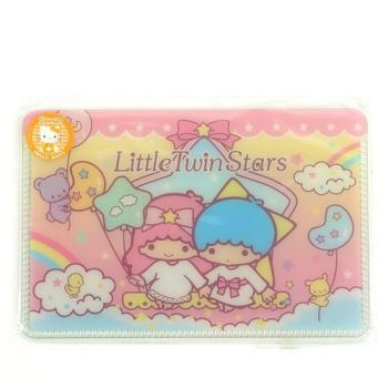 Little Twin Stars Bank Student ID SD SIM Card Holder Organizer Pink