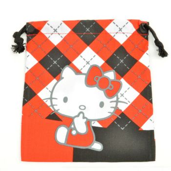 Hello Kitty Drawstring Bag Purse-string Bag Sanrio