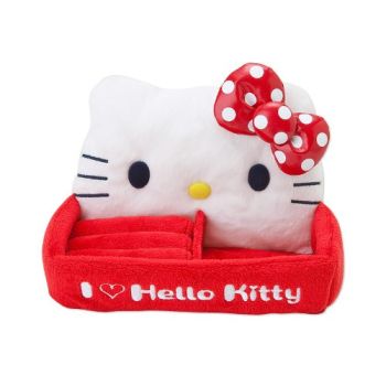 Hello Kitty Plush Head-Shape Jewelry Storage Case Sanrio Japan Exclusive