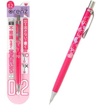 Sanrio x Orenz Hello Kitty Automatic Pencil Mechanical Pencil 0.2mm Pink Japan
