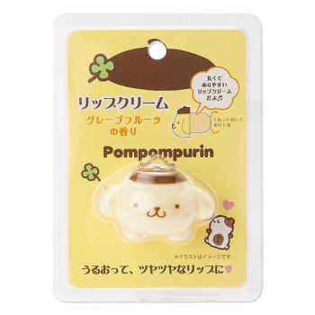 Sanrio Pom Pom Purin Lip Balm Animals-type Grapes Fruit Aroma Yellow Japan