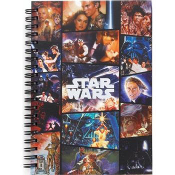 Star Wars The Force Awakens Spiral Notebook Diary B6 Memo Pad Posters Style