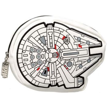 Star Wars The Force Awakens Pencil Case Pouch Cosmetic Bag Millennium Falcon