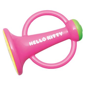 Toyroyal X Hello Kitty Baby Horn Infant Puzzle Musical Instrument Toy Flared
