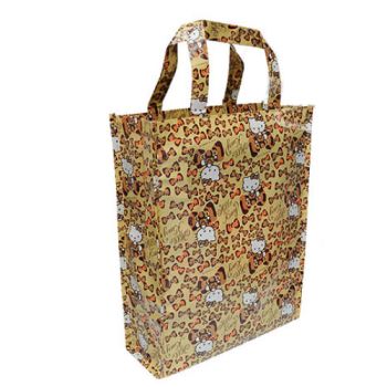 Hello Kitty PP Handy Bag Shopping Bag Leopard 14