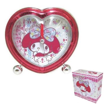 My Melody Heart Snooze Nite light Alarm Clock Rose Ribbon Sanrio 