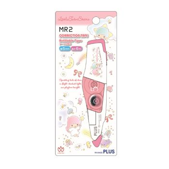 PLUS X Little Twin Stars Correction Tape 5mm Width 6m Length Refillable Type MR2
