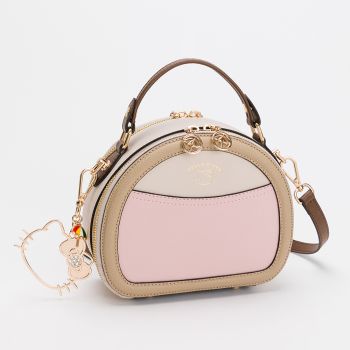 Arnold Palmer x Hello Kitty Pink Palette Bucket Crossbody Handbag Shoulder Bag W/ Long Strap Ladies Women Pink Holiday Gift