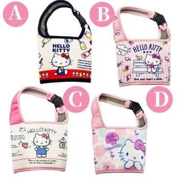 Sanrio Hello Kitty Beverage Carrier Holder Pouch Reusable Cup Sleeve Holder Cup Bag 4 Designs