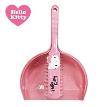 Hello Kitty Brush and Dustpan Set Pink