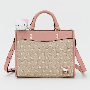 Arnold Palmer X Hello Kitty Handbag Shoulder Bag w/ Long Strap 3-Layer Ladies Women Pink 