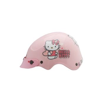 Hello Kitty Kids Motorcycle Bike Helmet Pink
