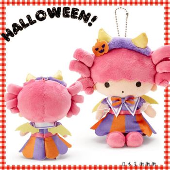 Sanrio Japan Original Little Twin Stars LaLa 2021 Halloween Plush Doll Charm Keychain 5