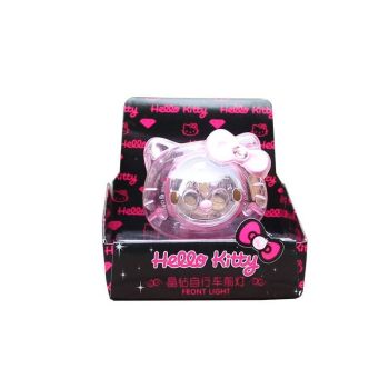 Hello Kitty Head-shape Crystal Diamond Bicycle LED Headlight 