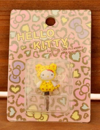 Hello Kitty Anti Dust Earphone Jack Plug Topper Cap 3.5mm iPhone S3 Deer Sanrio