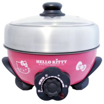 Hello Kitty Electric Hot Pot Cooker Warmer Ribbon Hotpink (