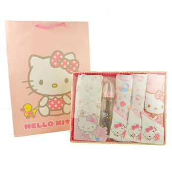 Hello Kitty Assorted Feeding and Bath Baby Gift Set Sanrio